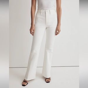 NWT Madewell White Vintage Flare Jeans